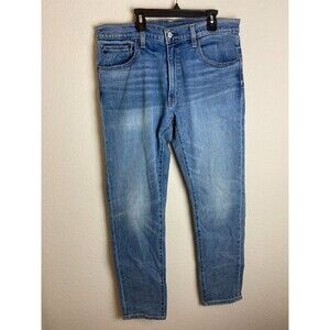 Frye Womens Jeans Blue Size 34 Mid Rise Medium Wash Button Zip Denim
